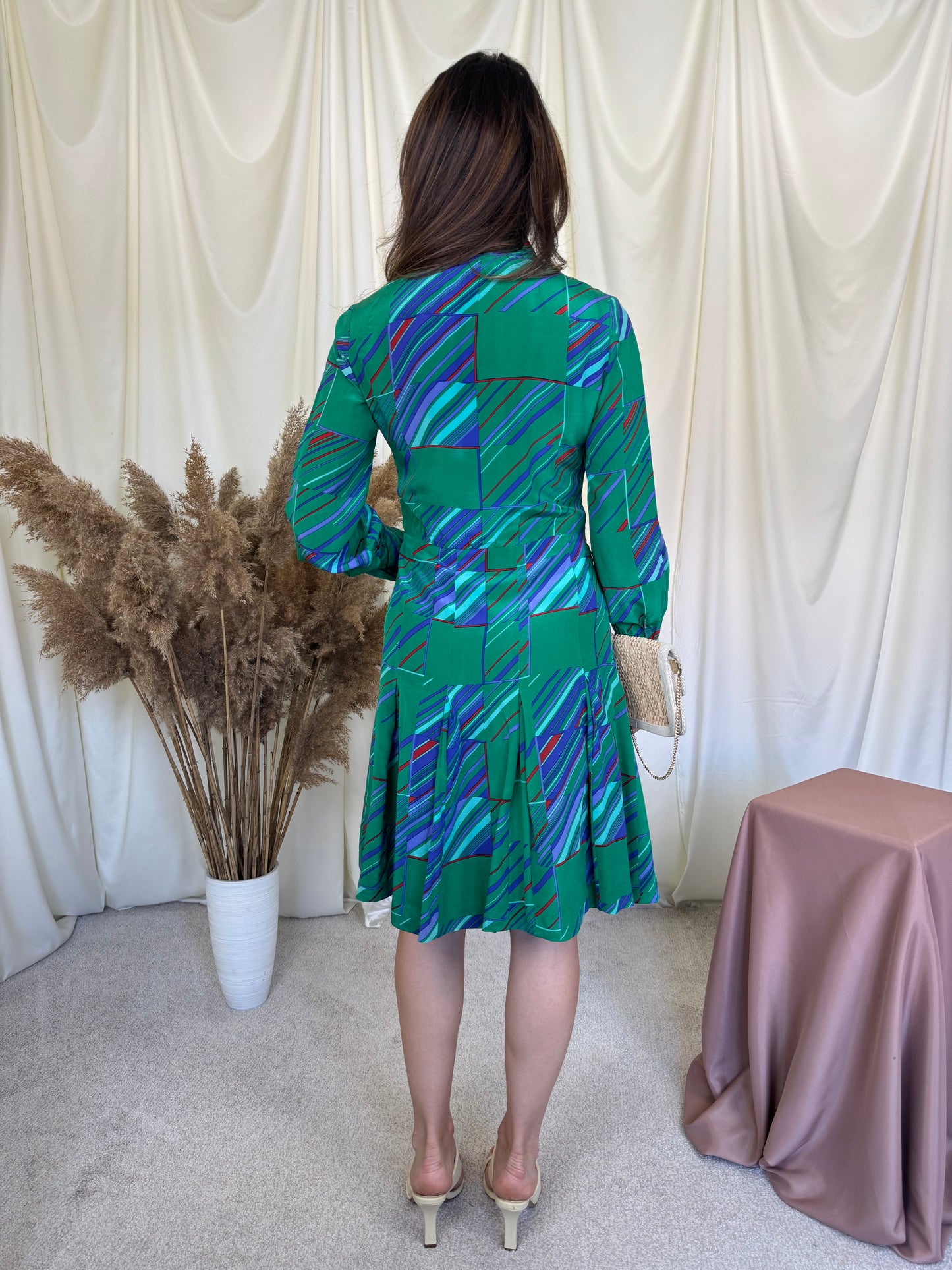 Rochie premium Louis Feraud din 100% mătase naturală ( mărimea S)