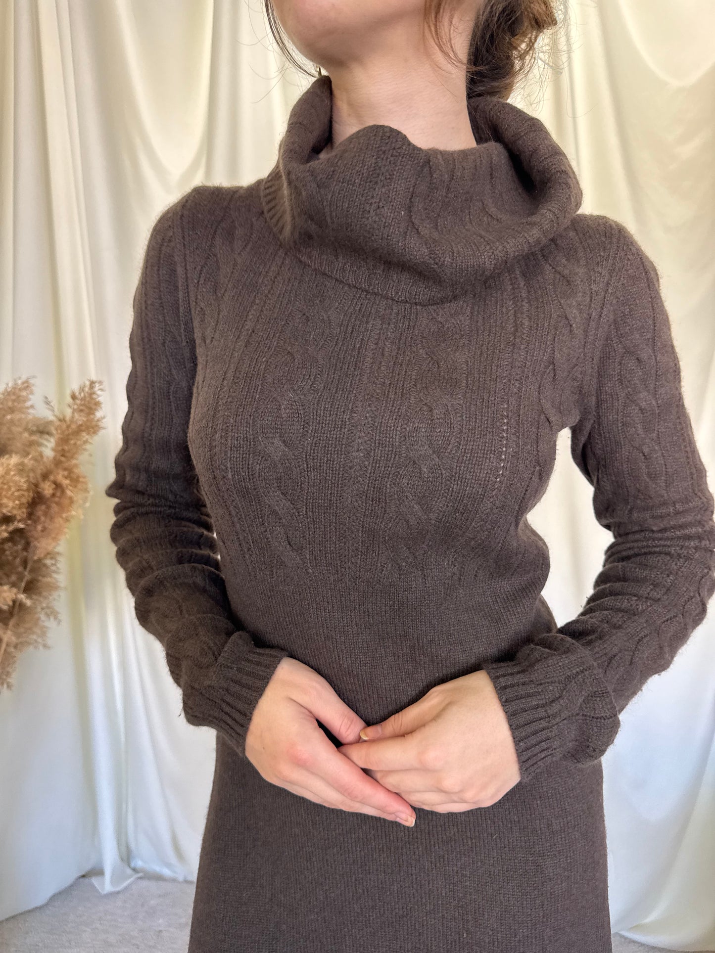 Rochie superbă din lana MERINO și caşmir, recomand pentru mărimea S( s/m micuț)