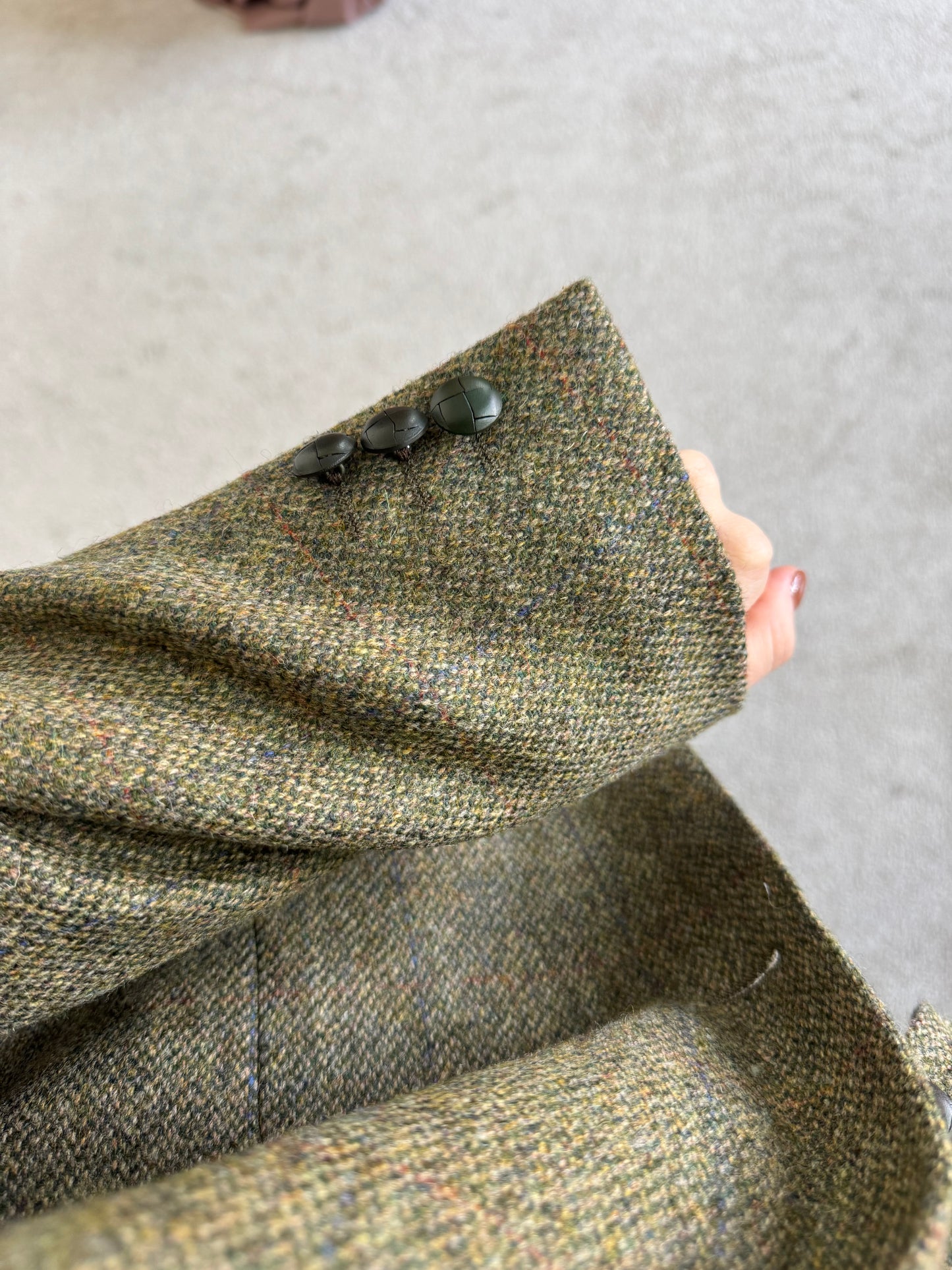 Sacou luxury Burberry din stofă superbă 100% lână cu print, căptușeală inscripționată 
Mărimea L