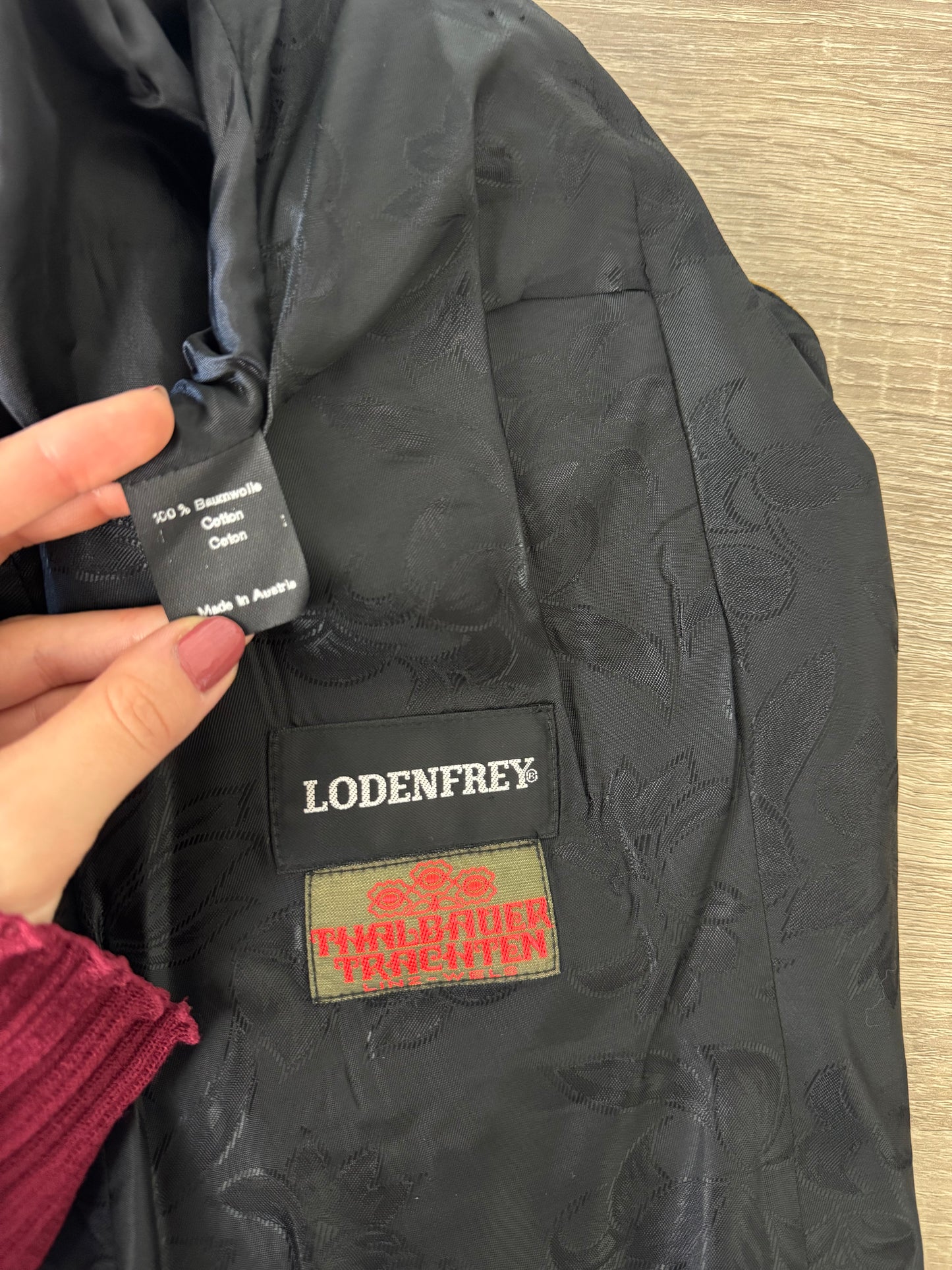 Sacou vintage superb din catifea de bumbac ( mărimea M-L)