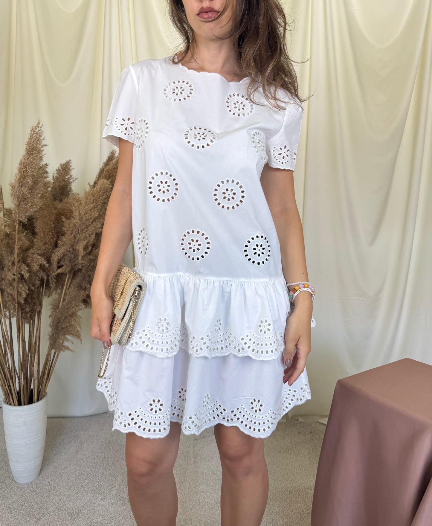 Rochie luxury VALENTINO din 100% bumbac ( mărimea S/M)