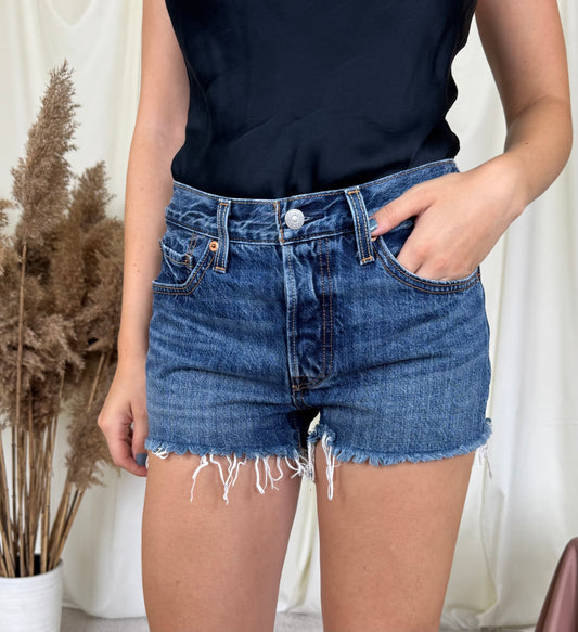 Levi’s 501 washed denim ( mărimea xs/s)