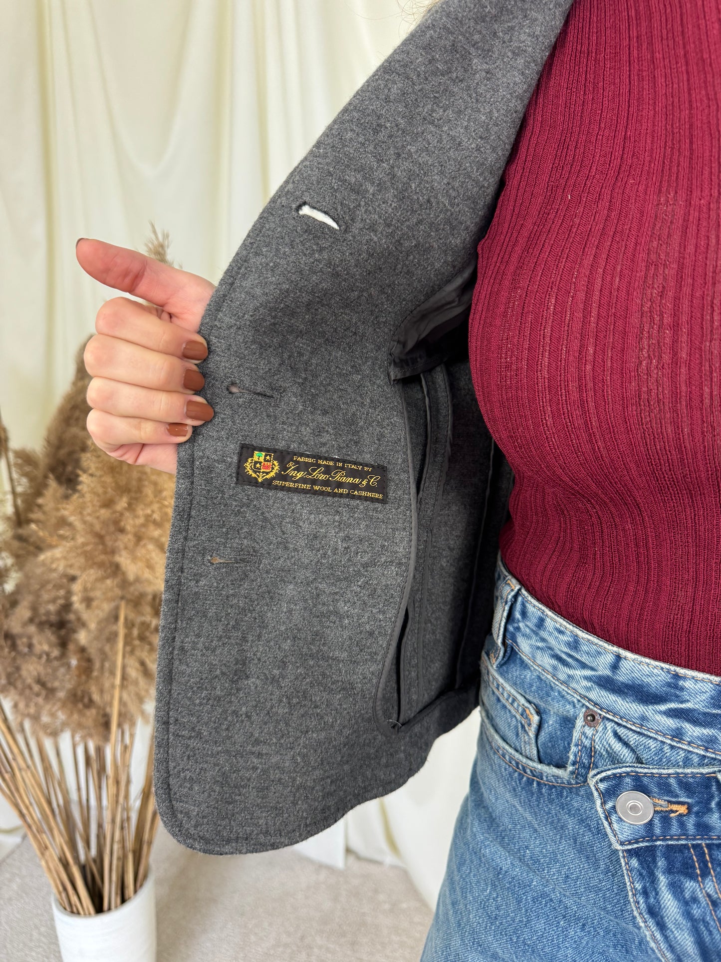 Sacou xxs din lana și cașmir LORO PIANA