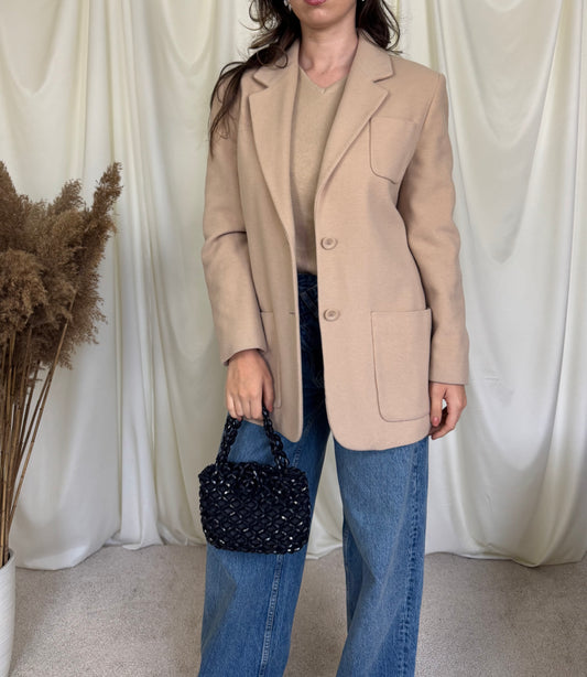 Sacou jachetă din 90% lână și casmir( mărimea M)