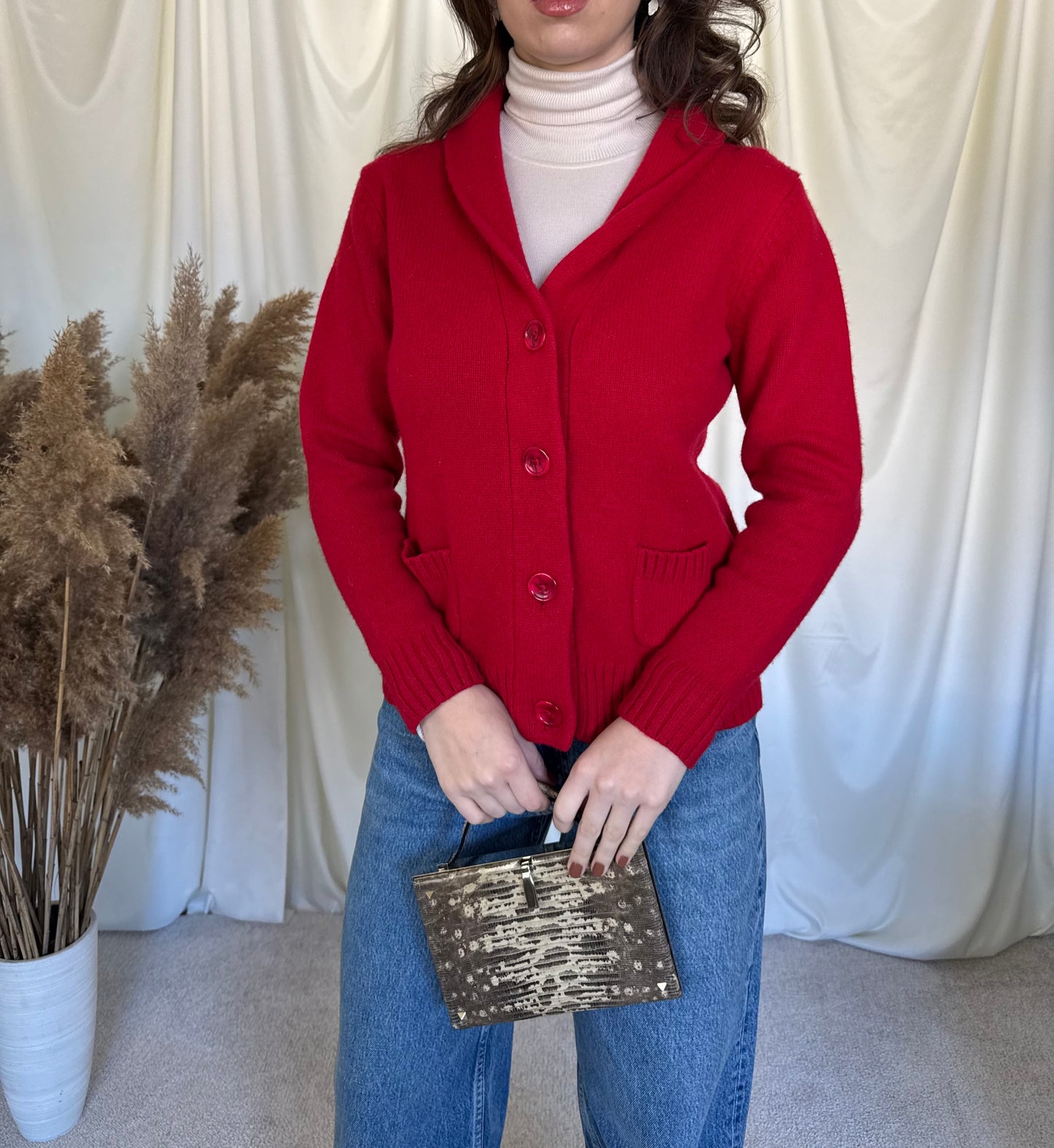 Jerseu din lână moale (S)