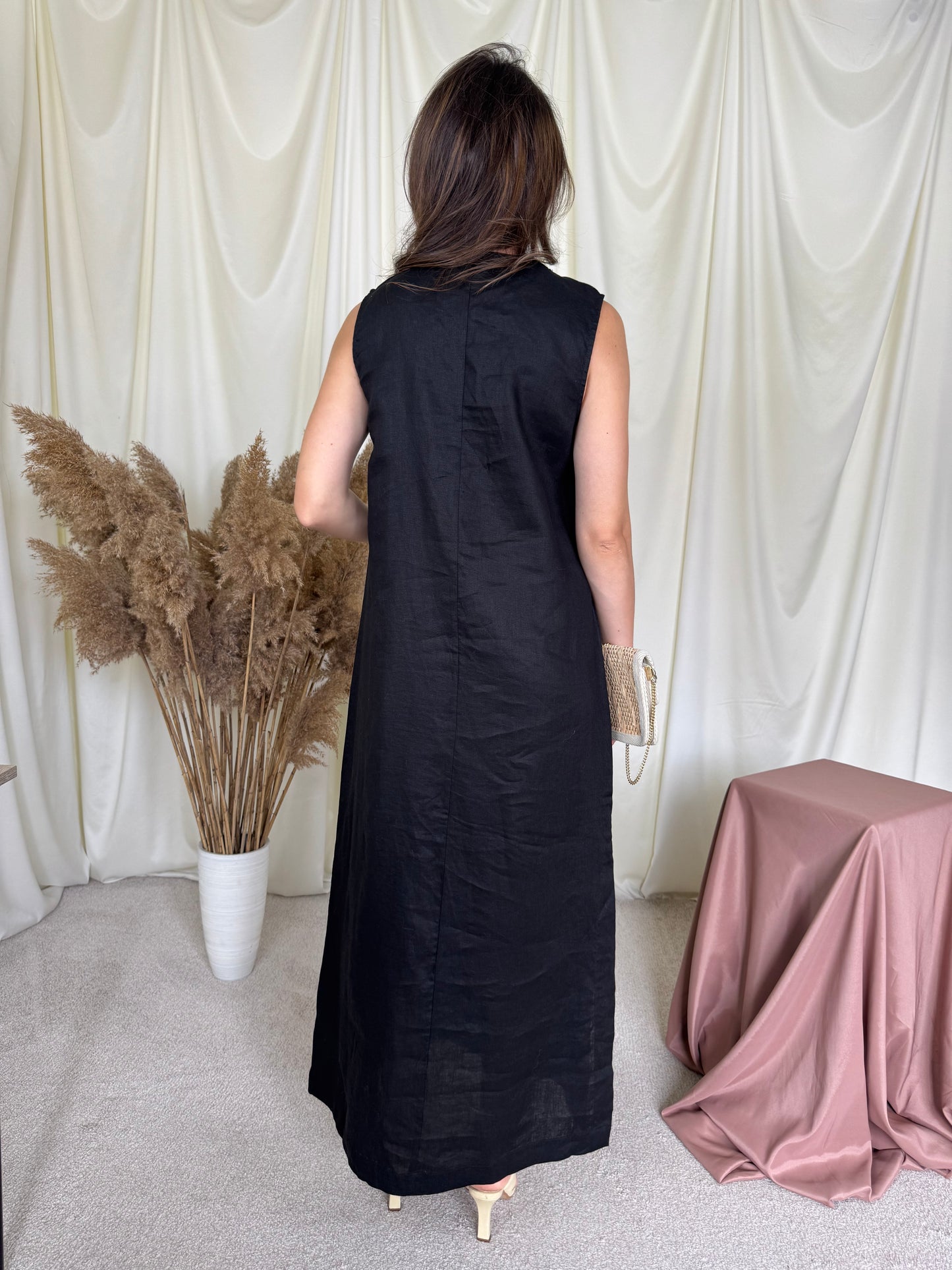 Rochie de vară din 100% incu aplicații (mărimea S/M)