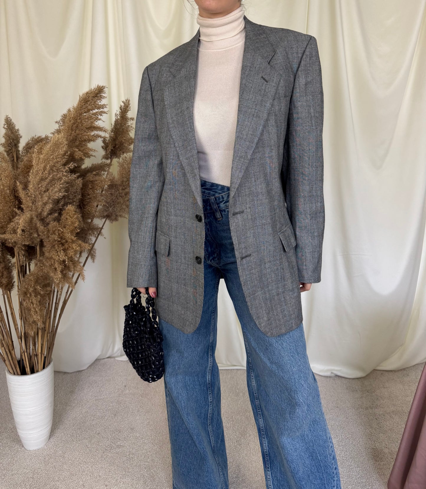 Sacou premium BURBERRY DIN LANA( mărimea L)