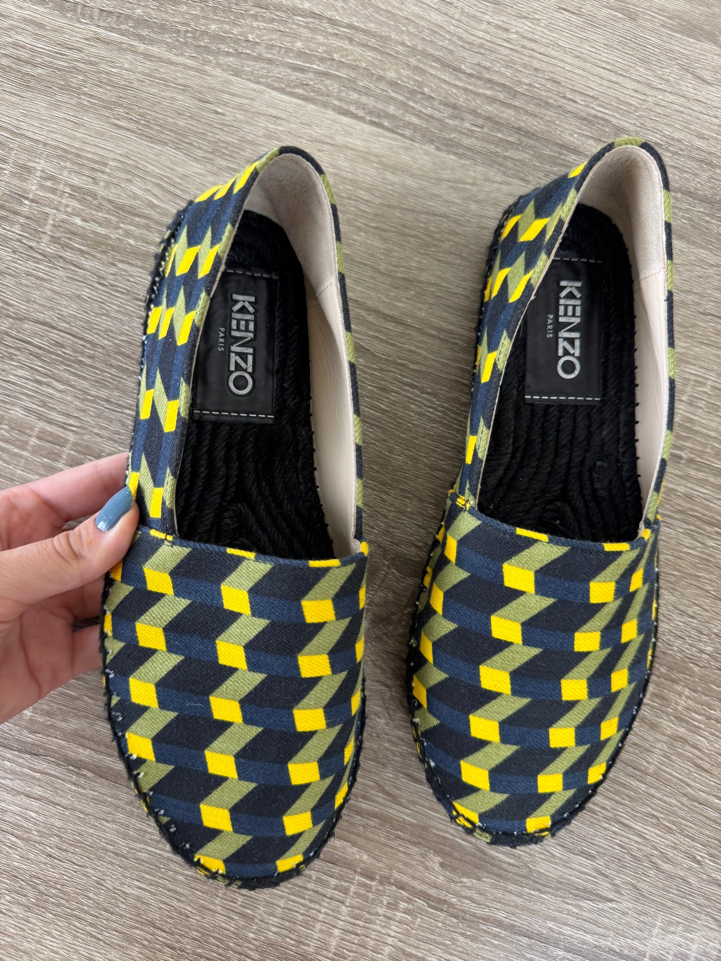 Espadrile KENZO din bumbac cu print, mărimea 37