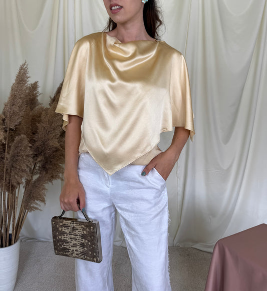 Tricou luxury JOSEPH din mătase naturală și bumbac 
(Mărimea L)