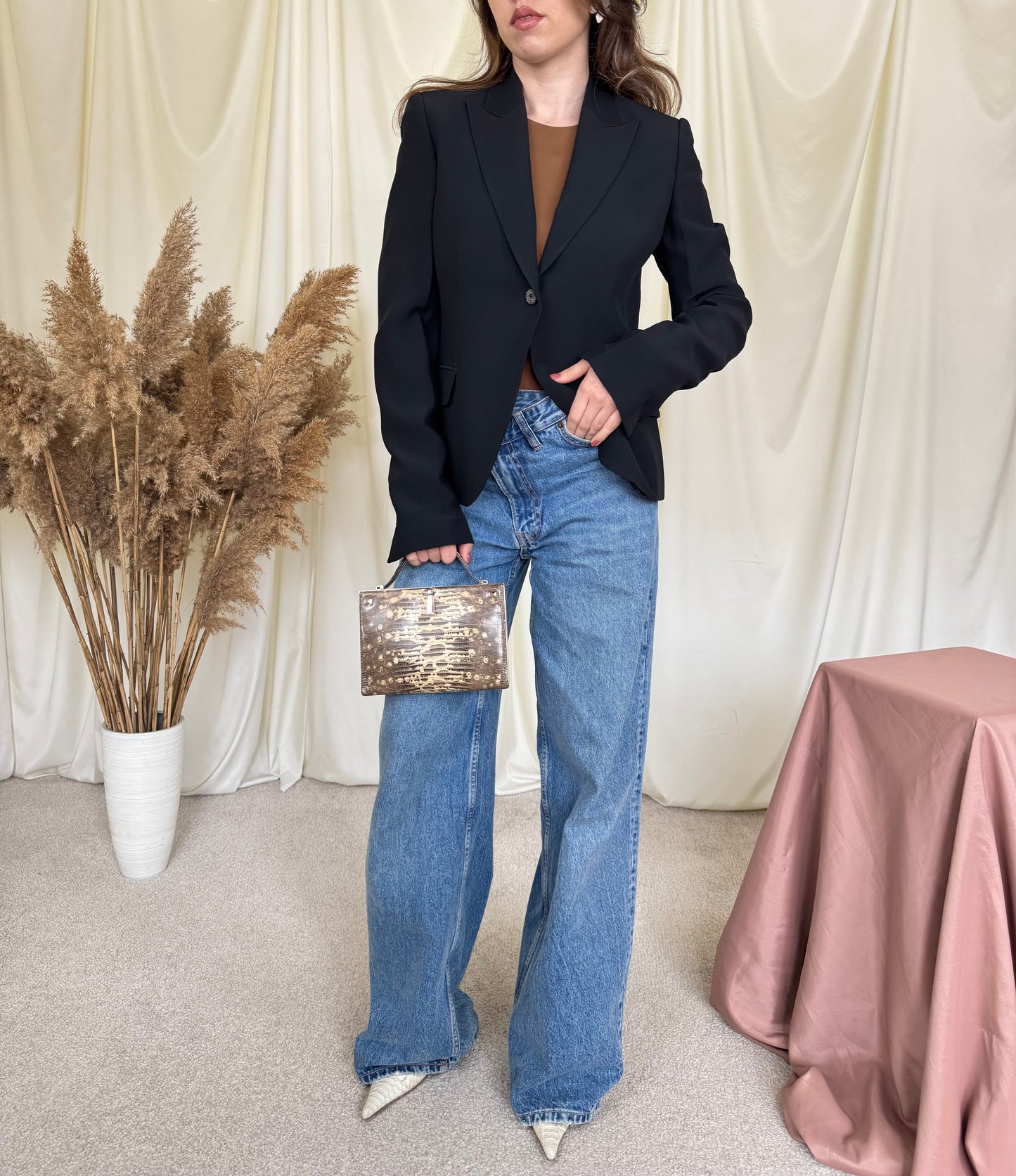 Sacou luxury Richmond cu detalii metalice 
(Mărimea S)