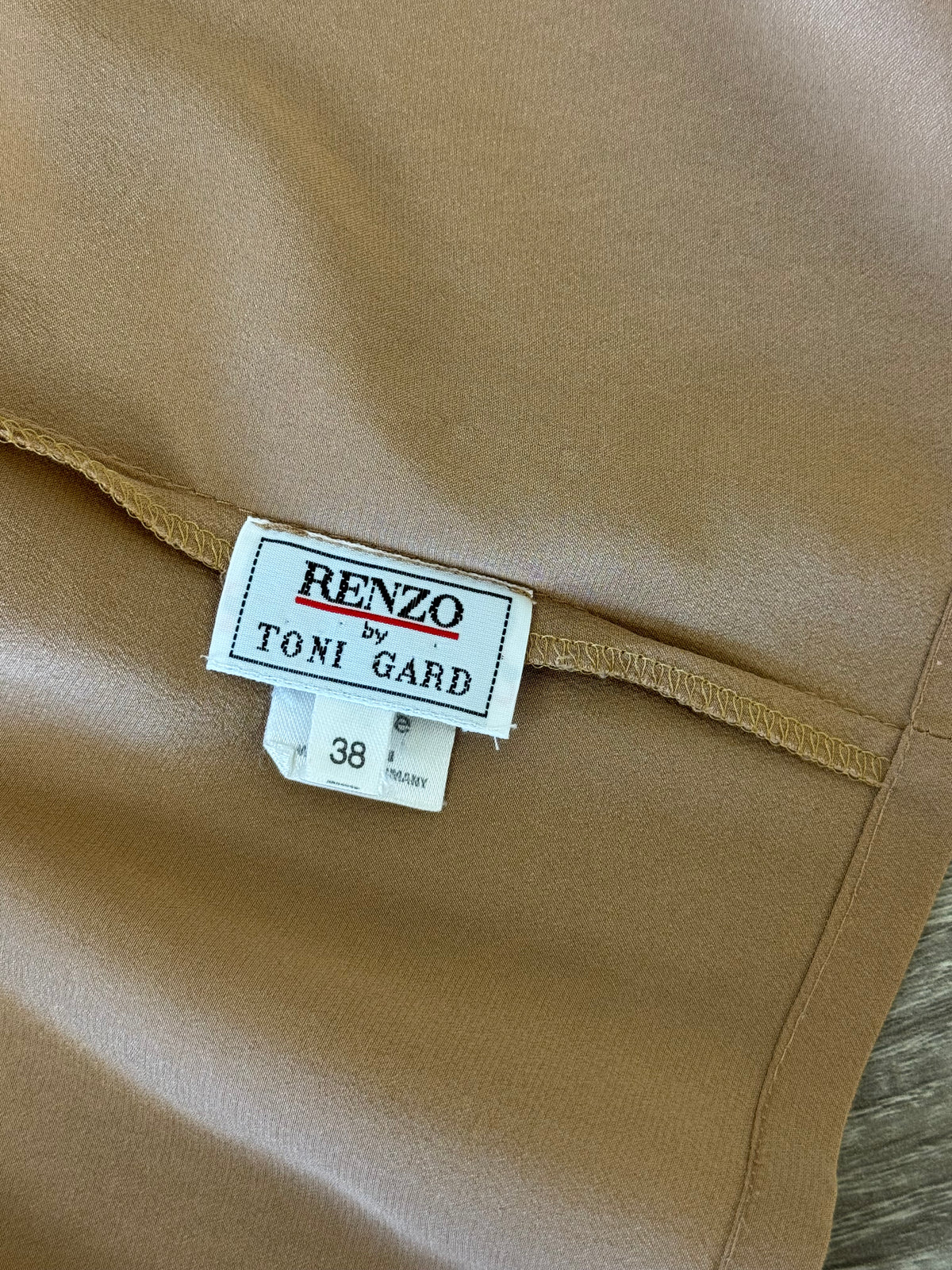 Cămașă vintage premium RENZO din 100% mătase naturală ( mărimea M-M/L)