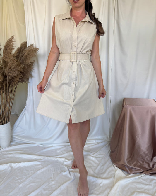 Rochie vintage din in (M-L)