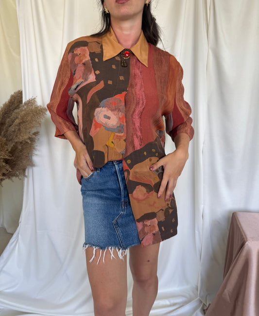Camasa vintage SANDRO PARIS ( S-L)